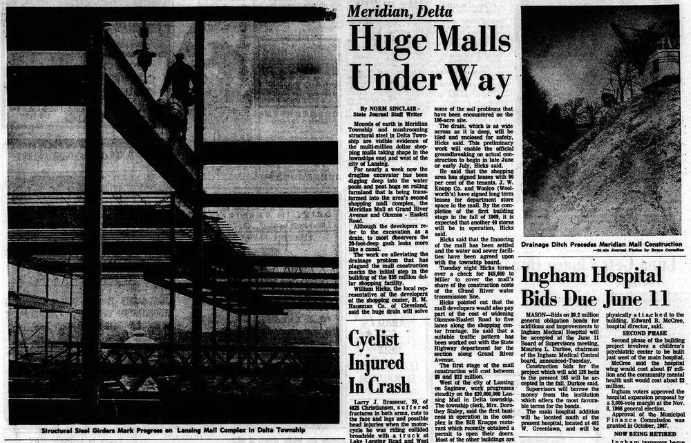 Meridian Mall - May 1968 Article On Malls (newer photo)